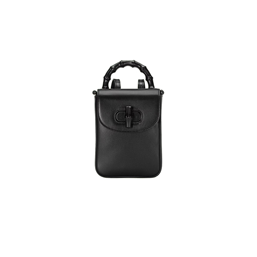 [스페셜오더]GUCCI-702106 1000 구찌 블랙/블랙 뱀부 미니 핸드백