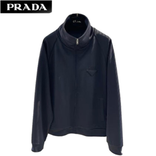 PRADA-083110 프라다 네이비 코튼 스웨트 재킷 남성용
