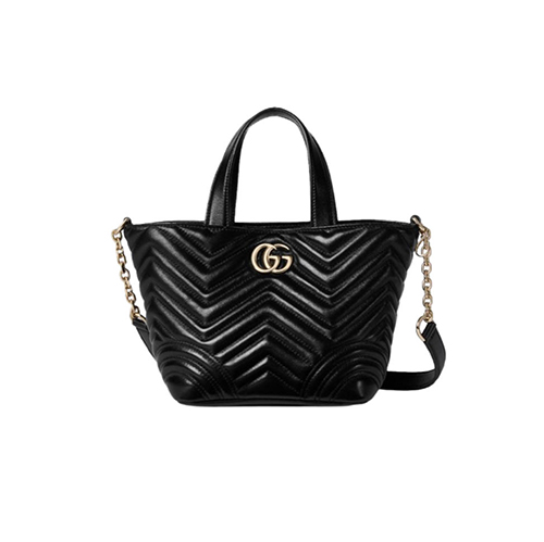 [스페셜오더]GUCCI-847386 1000 구찌 블랙 GG 마몽 스몰 토트백