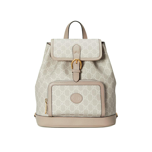 [스페셜오더]GUCCI-674147 9682 구찌 오트밀 GG 수프림 인터로킹 G 디테일 백팩