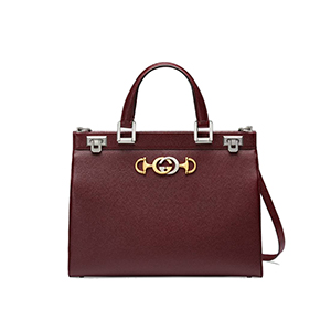 [스페셜오더]GUCCI-564714 6629 구찌 주미 버건디 그레이니 가죽 미디엄 탑 핸들백