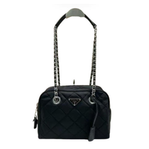 [스페셜오더]PRADA-1BB093 프라다 블랙 리나일론 퀄팅 숄더 백