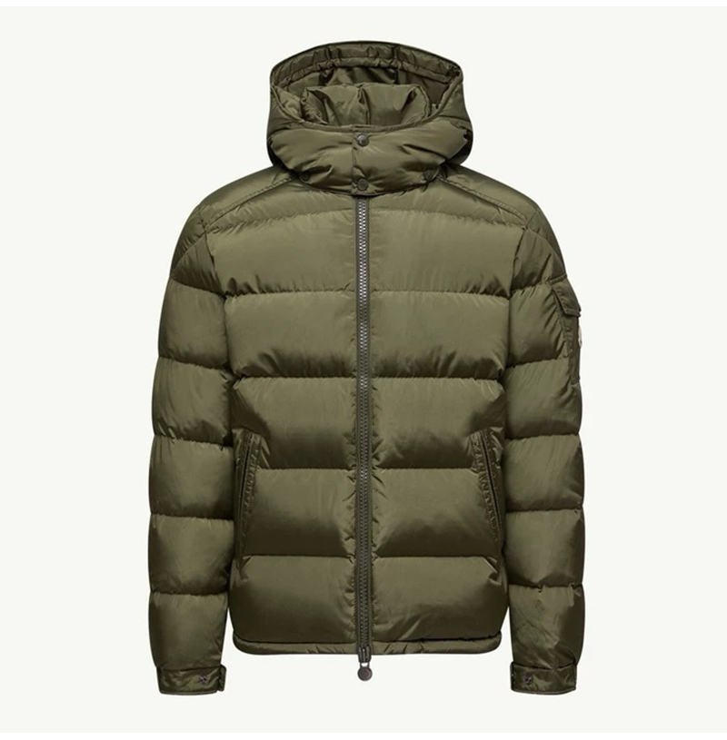MONCLER-A53600539ZD 몽클레어 Maya 마야 매트 쇼트 다운 재킷 올리브 그린 남성용