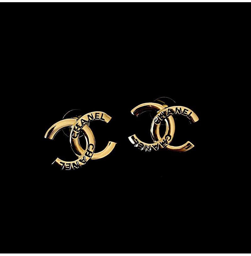 CHANEL-7597 샤넬 25C 알파벳 골드 더블 C 귀걸이
