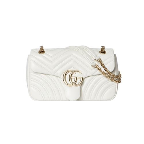 [스페셜오더]GUCCI-837267 9050 구찌 화이트 GG 마몽 미디엄 숄더백