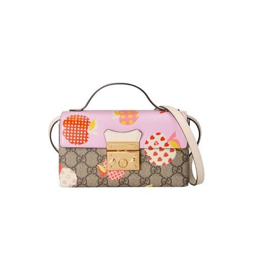 [스페셜오더]GUCCI-652683 5868 구찌 핑크 패들락 GG 수프림 레 뽐므 미니 숄더백