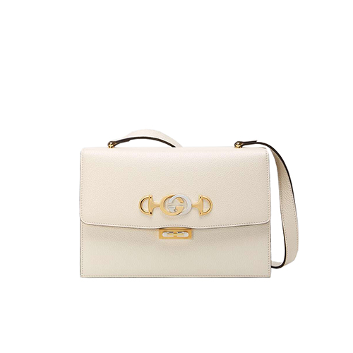 [스페셜오더]GUCCI-576388 9022 구찌 주미 화이트 그레이니 가죽 스몰 숄더백