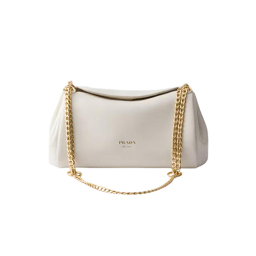 [스페셜오더]PRADA-1BD395 프라다 화이트 튀뮬트 스몰 나파 가죽 백