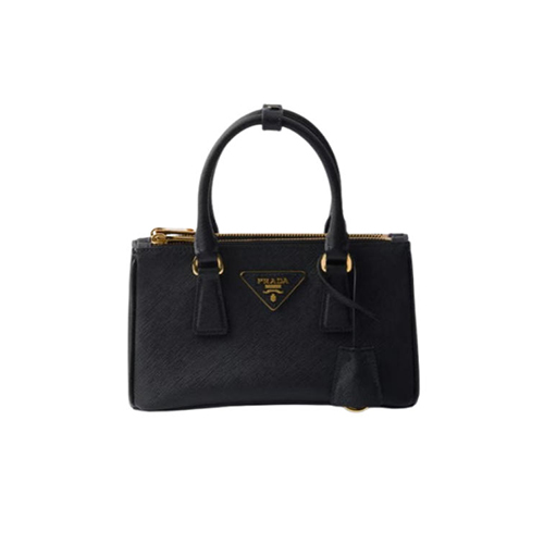 [스페셜오더]PRADA-1BA916 프라다 블랙 갤러리아 사피아노 가죽 미니백